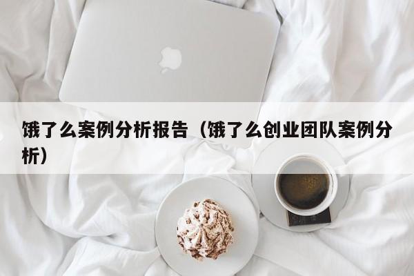 饿了么案例分析报告（饿了么创业团队案例分析）