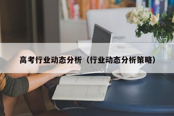 高考行业动态分析（行业动态分析策略）